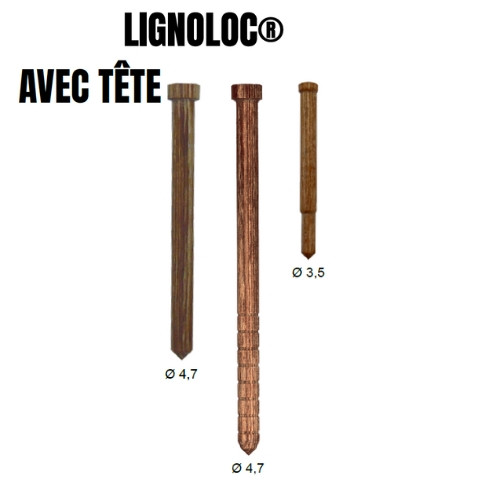 Lignoloc 3,5 x 37 bois Lignoloc 3,5 x 37 bois
